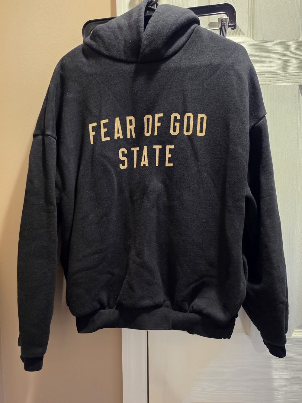 Fear of God State Black Hoodie - Men's Pullover SIZE (XXS)